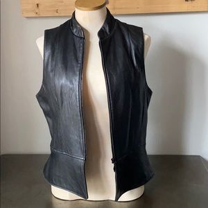 Leather vest